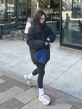 「CIAOPANIC TYPY（チャオパニックティピー）のアイテム（ジャケット/アウター）」を使った、yunaさん（レディース・153cm）の秋コーディネート