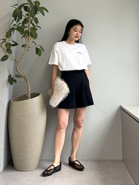 「アイテム（パンプス）」を使った、yunaさん（レディース・153cm）の夏コーディネート
