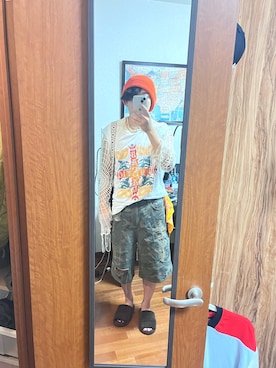 「Dickies（ディッキーズ）のアイテム（ニットキャップ/ビーニー）」を使った、yuttan6963さん（骨格ストレート・メンズ・171cm）の秋コーディネート