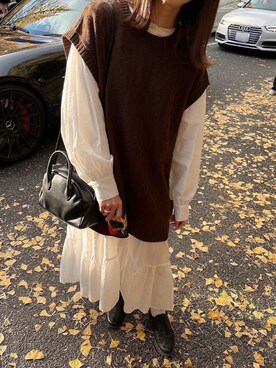 reikaさん（レディース・155cm）の秋コーディネート