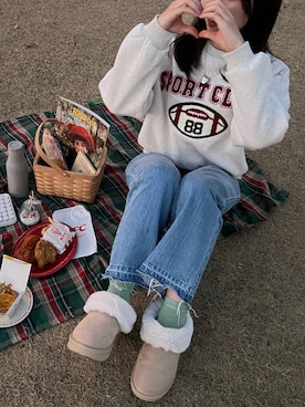 「shein」｜reikaさん（レディース・155cm）の冬コーディネート