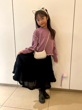 「アイテム（スウェット）」を使った、ryoさん（キッズ・120cm）の秋コーディネート