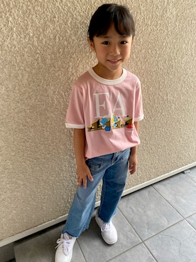 「アイテム（トップス）」を使った、ryoさん（キッズ・110cm）の夏コーディネート