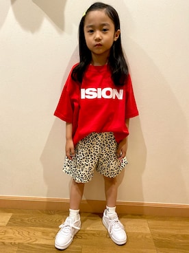 「アイテム（レッグウェア）」を使った、ryoさん（キッズ・110cm）の春コーディネート