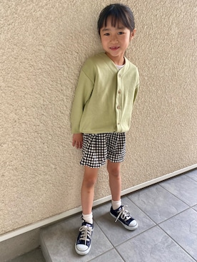 「アイテム（パンツ）」を使った、ryoさん（キッズ・110cm）の冬コーディネート