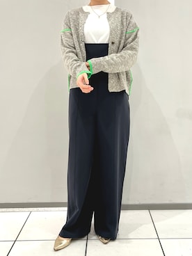 「アイテム（サロペット/オーバーオール）」を使った、kameda.さん（レディース・159cm）の秋コーディネート