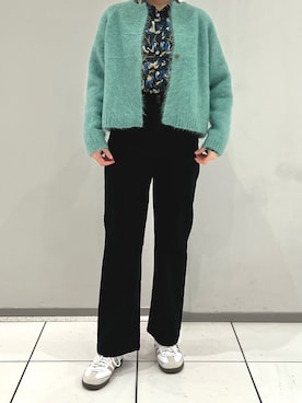 「NOMBRE IMPAIR（ノンブルアンペール）のアイテム（ニット/セーター）」を使った、kameda.さん（レディース・159cm）の秋コーディネート