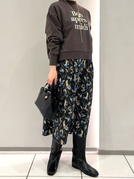 「NOMBRE IMPAIR（ノンブルアンペール）のアイテム」を使った、kameda.さん（レディース・159cm）の秋コーディネート