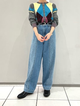 「NOMBRE IMPAIR（ノンブルアンペール）のアイテム」を使った、kameda.さん（レディース・159cm）の秋コーディネート