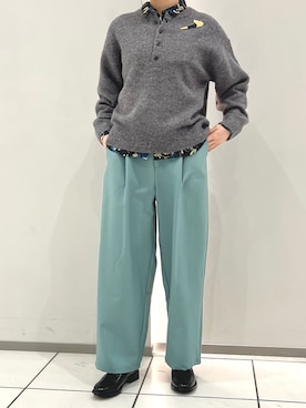 「FIL DE FER（フィルデフェール）のアイテム」を使った、kameda.さん（レディース・159cm）の冬コーディネート