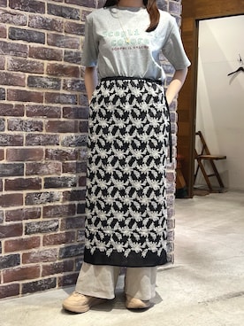 「NOMBRE IMPAIR（ノンブルアンペール）のアイテム」を使った、kameda.さん（レディース・159cm）の春コーディネート