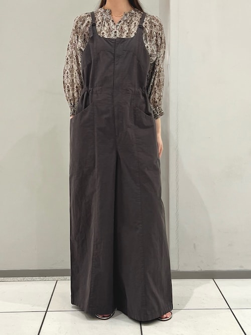 シアーアラベスクPT　ピンタックブラウス