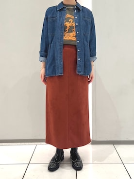 「NOMBRE IMPAIR（ノンブルアンペール）のアイテム」を使った、kameda.さん（レディース・159cm）の秋コーディネート