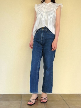 「Discoat」｜「アイテム（サンダル）」を使った、くまとらさん（レディース・163cm）の夏コーディネート