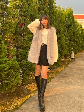 「INGNI（イング）のアイテム（その他アウター）」を使った、てっちさん（レディース・150cm）の秋コーディネート