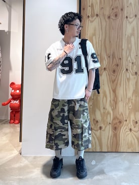 「XLARGE（エクストララージ）のアイテム」を使った、ぺいさん（メンズ・168cm）の春コーディネート