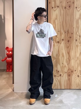 「XLARGE（エクストララージ）のアイテム」を使った、ぺいさん（メンズ・168cm）の春コーディネート