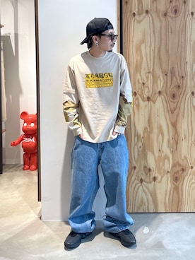 「XLARGE（エクストララージ）のアイテム」を使った、ぺいさん（メンズ・168cm）の春コーディネート