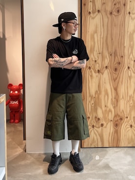 「XLARGE（エクストララージ）のアイテム（パンツ）」を使った、ぺいさん（メンズ・168cm）の春コーディネート