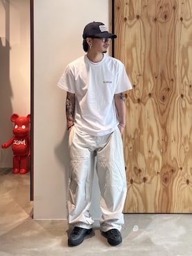 「XLARGE（エクストララージ）のアイテム（キャップ）」を使った、ぺいさん（メンズ・168cm）の春コーディネート
