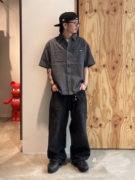 「XLARGE（エクストララージ）のアイテム（パンツ）」を使った、ぺいさん（メンズ・168cm）の春コーディネート