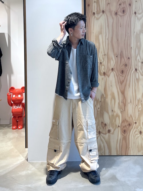 セール】PLAID L/S SHIRT（シャツ/ブラウス）｜XLARGE（エクストラ