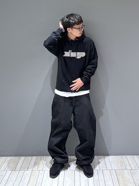 「XLARGE（エクストララージ）のアイテム」を使った、ぺいさん（メンズ・168cm）の秋コーディネート