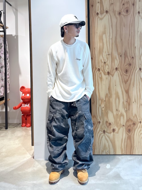 THERMAL L/S TEE（Tシャツ/カットソー）｜XLARGE（エクストララージ 