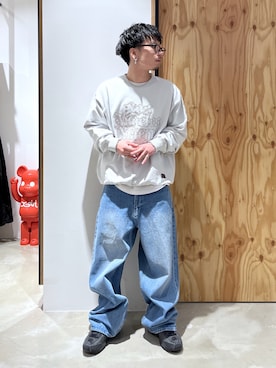 「XLARGE（エクストララージ）のアイテム」を使った、ぺいさん（メンズ・168cm）の冬コーディネート