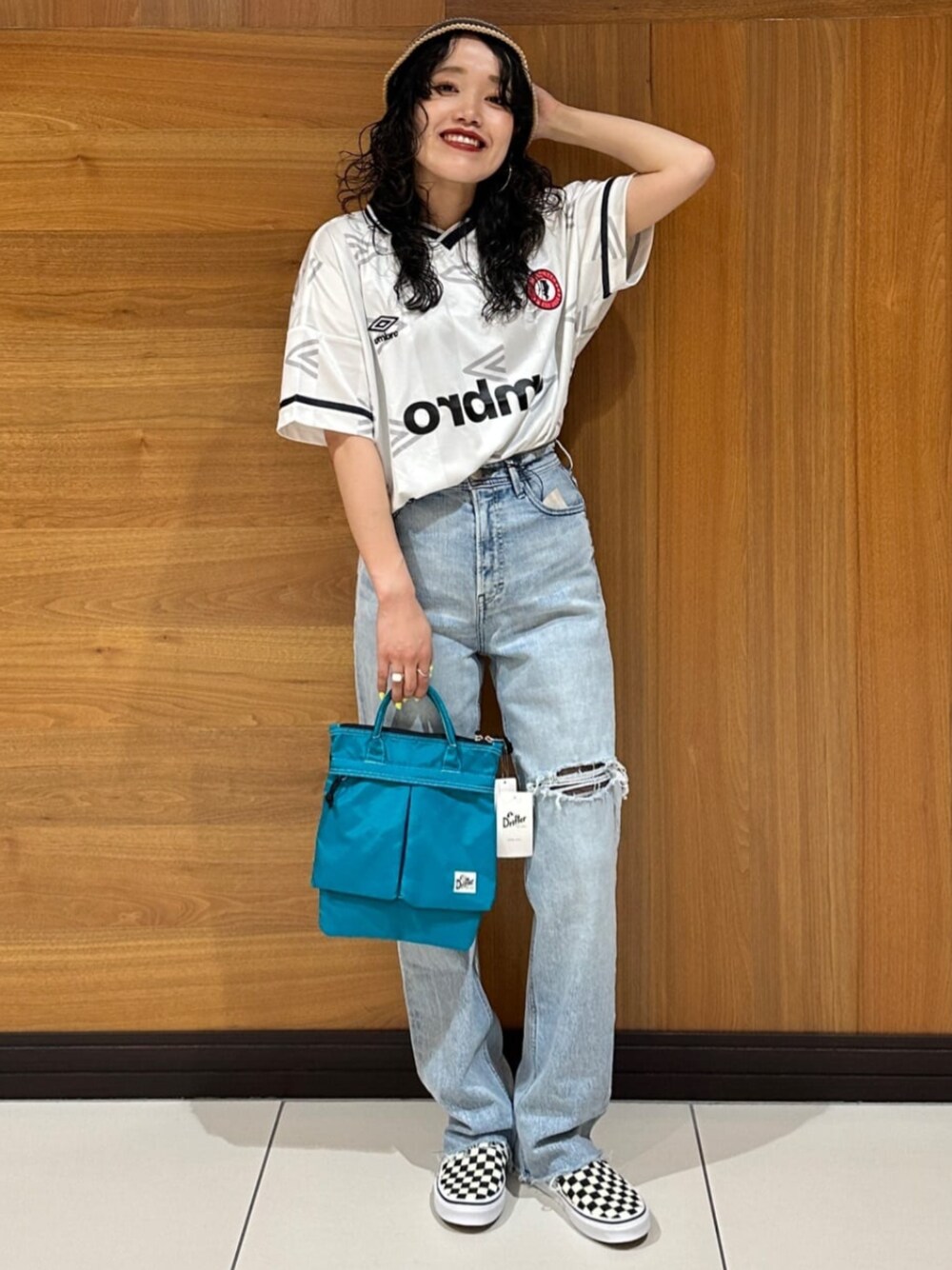 UMBRO/アンブロ] 別注 総柄プリント ゲームシャツを使った人気