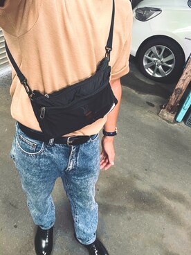 「Guess（ゲス）のアイテム（パンツ）」を使った、5463404さん（メンズ・169cm）の夏コーディネート