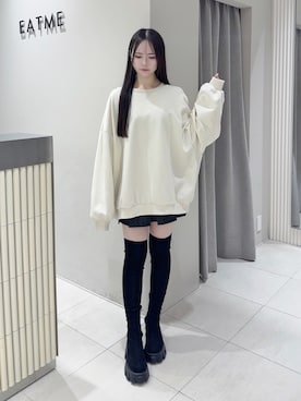 「着回しコーデ」｜乃愛さん（レディース・158cm）の冬コーディネート