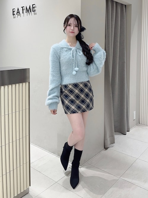 EATME（イートミー） ニット セーター シャツカラーアンサンブルニット