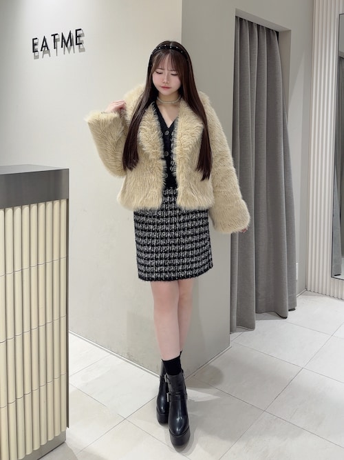 セール】ビッグシルエットフェイクファーコート（その他アウター