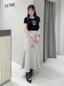 EATME BACKリボンシアーブーツサンダル　L EATME BACKリボンシアーブーツサンダル