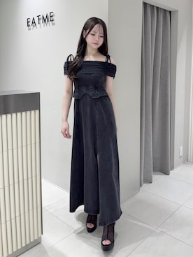 「アイテム（ワンピース/ドレス）」を使った、乃愛さん（レディース・158cm）の秋コーディネート