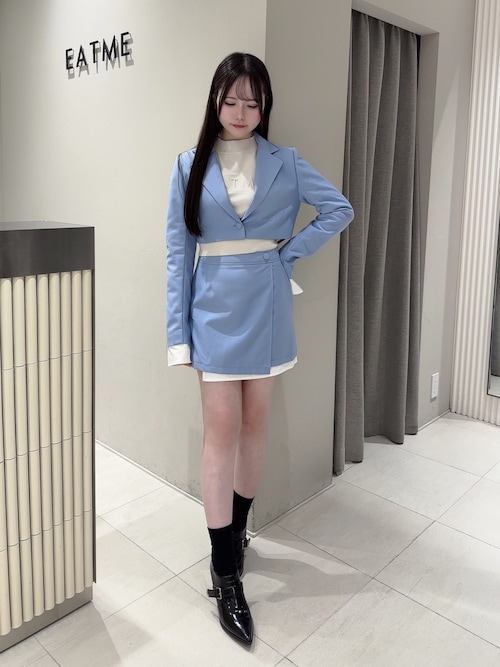EATMEベルテッドショートブーツＬ EATME ブーツ ベルテッドショートブーツ レディース : ZOZOTOWN