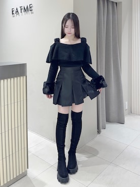 「着回しコーデ」｜乃愛さん（レディース・158cm）の冬コーディネート