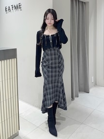 マーメイドチェックワンピース｜イートミー（EATME）公式通販｜RUNWAY