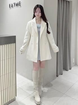 乃愛さん（レディース・158cm）の冬コーディネート