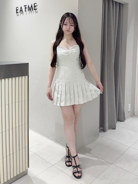 「アイテム（ワンピース/ドレス）」を使った、乃愛さん（レディース・158cm）の夏コーディネート