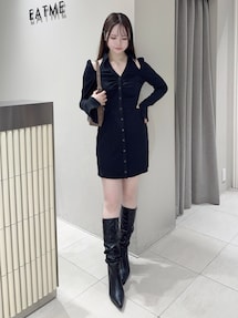 オープンカラーワンピース｜イートミー（EATME）公式通販｜RUNWAY