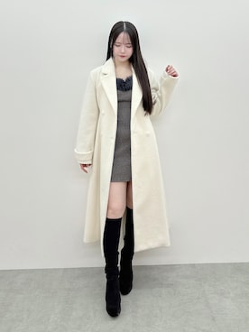 乃愛さん(レディース・158cm)の冬コーディネート