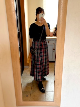 「Marc by Marc Jacobs（マークバイマークジェイコブス）のアイテム（バッグ）」を使った、yuu。さん（レディース・158cm）の秋コーディネート
