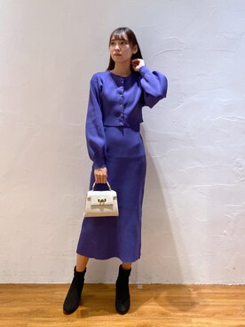 林奈緒美さん（レディース・167cm）の秋コーディネート