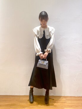 林奈緒美さん（レディース・167cm）の秋コーディネート