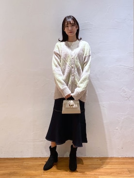 林奈緒美さん（レディース・167cm）の秋コーディネート