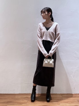 林奈緒美さん（レディース・167cm）の秋コーディネート