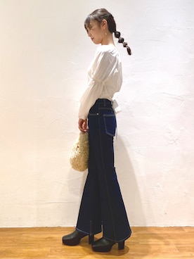 林奈緒美さん（レディース・167cm）の秋コーディネート