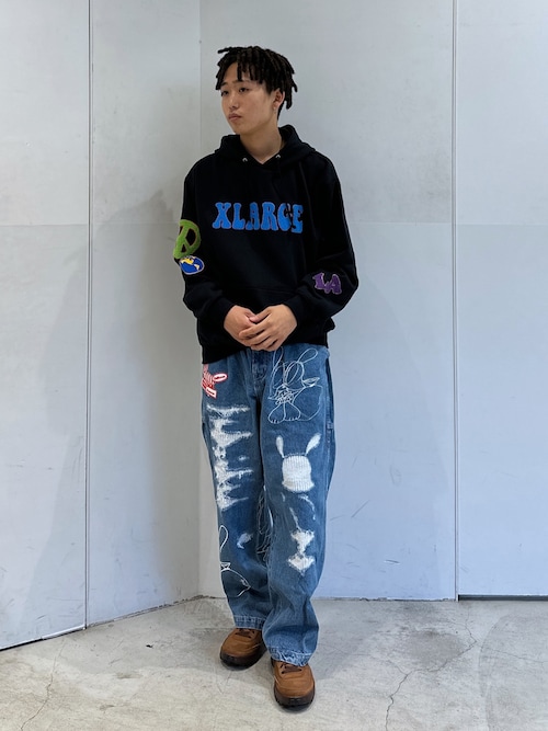 FLOWER PULLOVER HOODED SWEAT（パーカー）｜XLARGE（エクストララージ